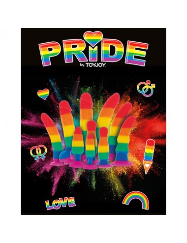 PRIDE - DRAPEAU LGBT PLUG TWINK 8.5 CM