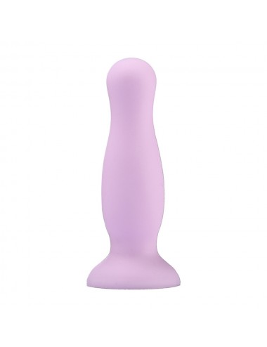Plug anal ventouse violet pastel taille S - A-001-S-PUR