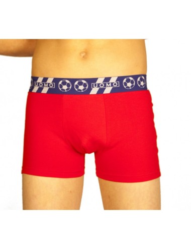 Boxer football rouge