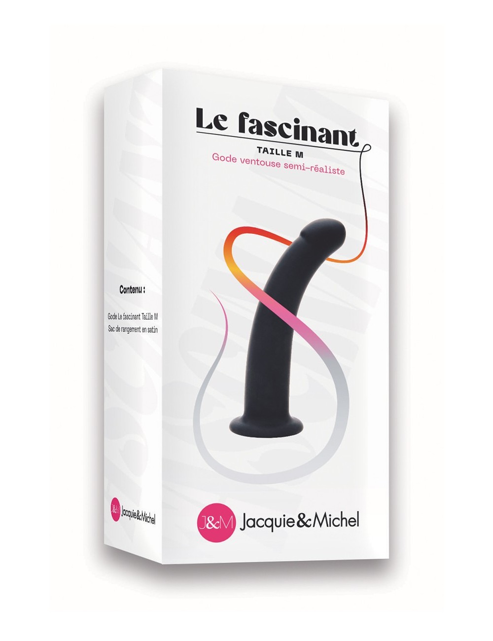 Gode ventouse Le fascinant 15x3cm - Jacquie et Michel