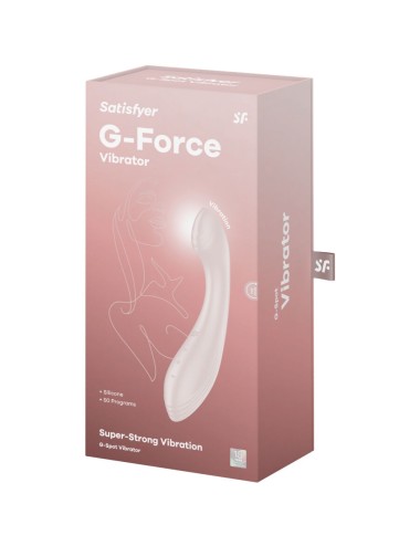 SATISFYER - STIMULATEUR VIBRATEUR G-FORCE G-SPOT BEIGE