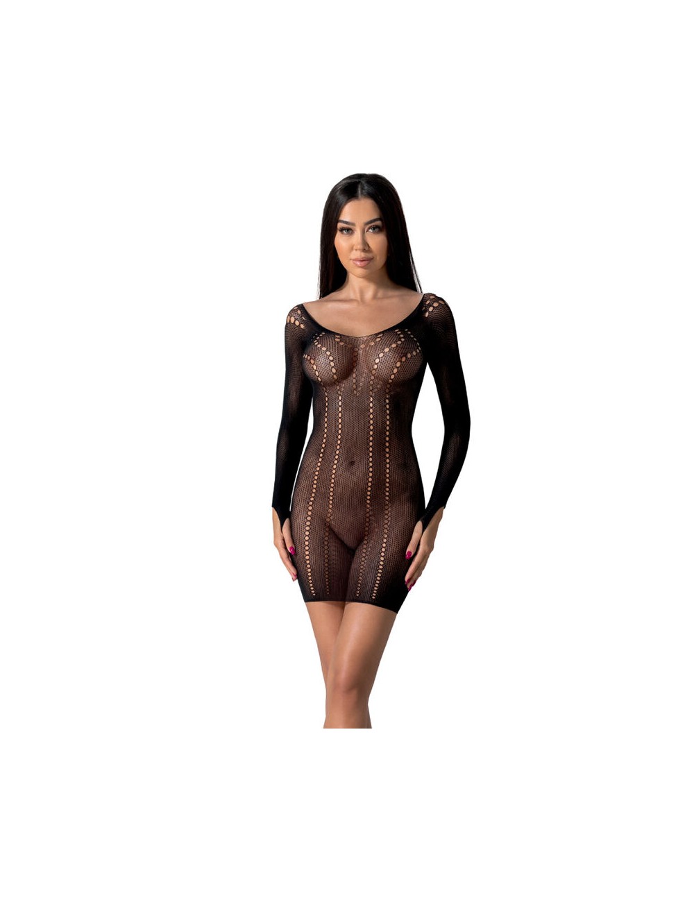 PASSION - BS101 BODYSTOCKING NOIR TAILLE UNIQUE