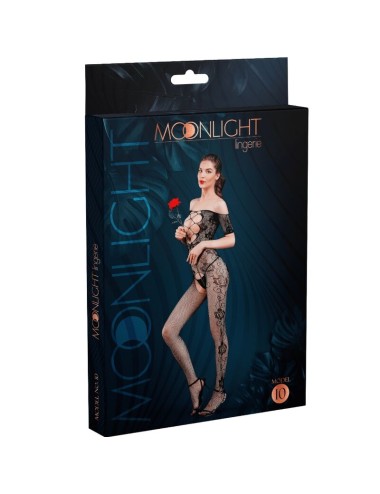 MOONLIGHT - BODYSTOCKING MODÈLE 10 NOIR TAILLE UNIQUE