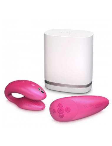 WE-VIBE - VIBRATEUR CHORUS POUR COUPLES AVEC COMMANDE DE SQUEEZE ROSE