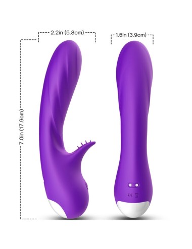 ARMONY - VIBRATEUR ROMANCE AVEC STIMULATEUR VIOLET