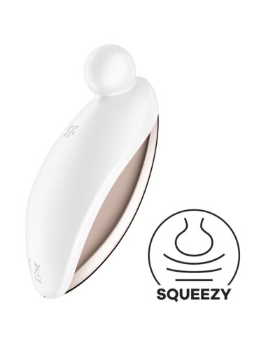 SATISFYER - VIBRATEUR SPOT ON 2 LAY-ON BLANC