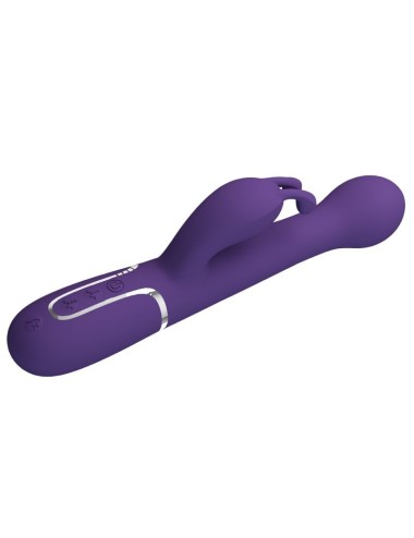 PRETTY LOVE - VIBRATEUR DEJON RABBIT 3 EN 1 MULTIFONCTION VIOLET