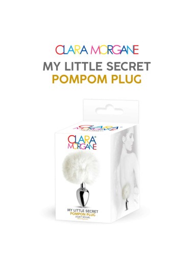 My little secret pompom plug - blanc