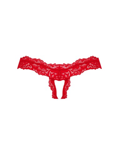 Amor Cherris string ouvert - Rouge