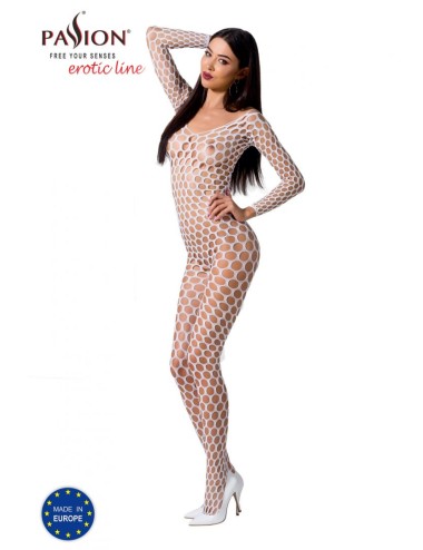 BS077W Bodystocking - Blanc