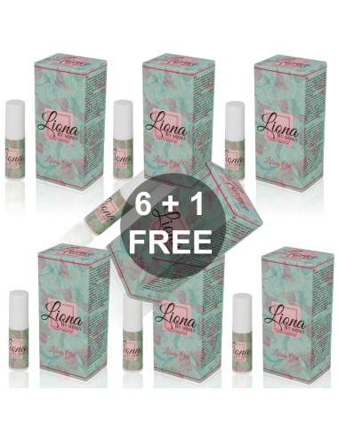 LIONA BY MOMA FREE VIBRATOR LIQUID LIBIDO GEL 6 + 1