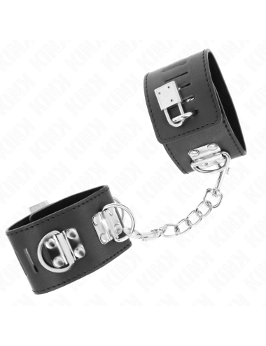 KINK - APPUI-POIGNETS MULTIPOSITIONS AVEC FERMETURE PAR CADENAS NOIR AJUSTABLE 16-23 CM X 5