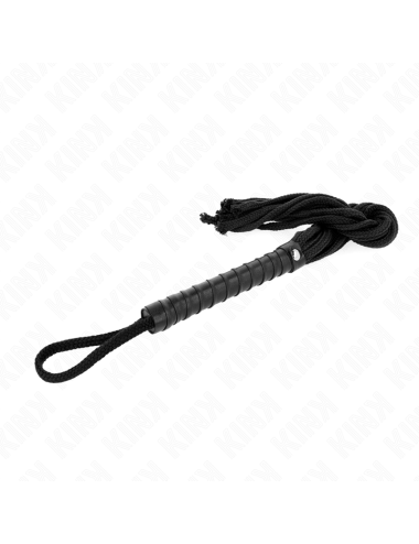 KINK - FOUET CORDE NOIRE 56 CM