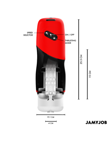 JAMYJOB - MASTURBATEUR VAGIN AUTOMATIQUE XPEED 5 MODES D'ASPIRATION