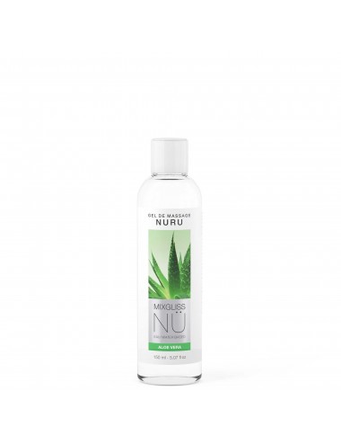 Mixgliss Gel de massage NU Aloe Vera 150 ml enrichie en algues - Huiles de massage - Mixgliss