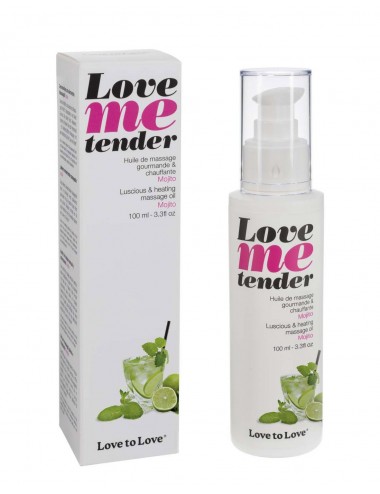 huile de massage est parfumée mojito Love Me Tender 100ML - Huiles de massage - Love to Love