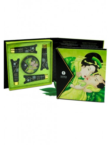 Coffret de Geisha Bio thé vert sensuel - CC818003 - Huiles de massage - Shunga