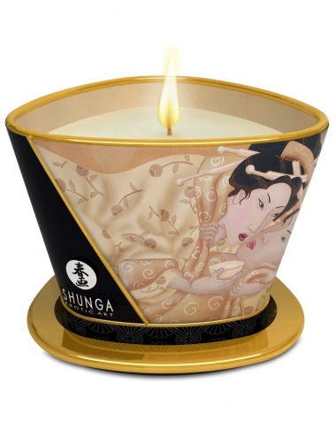 Bougie érotique de massage parfumées vanille 170ml - CC824501 - Bougies de massage - Shunga