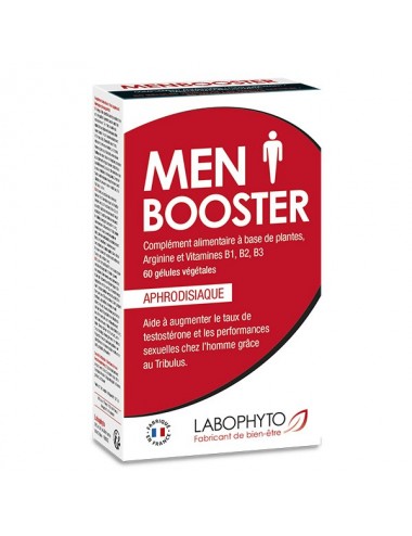 Menbooster 60 gélules aux extraits végétaux et vitamines - Aphrodisiaques - Labophyto