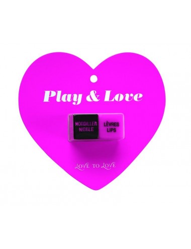 Sextoys - Jeux coquins - Jeu de dés play love rose et noire pour laissez faire le hasard - ltl0837 - Love To Love