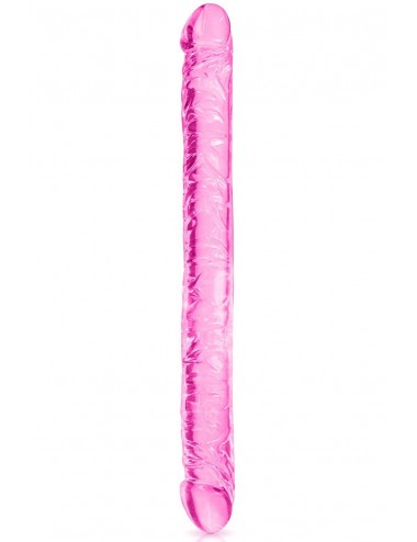 Sextoys - Double Dong - Double dong jelly rose très flexible 34cm - CC5701341050 - Pure Jelly