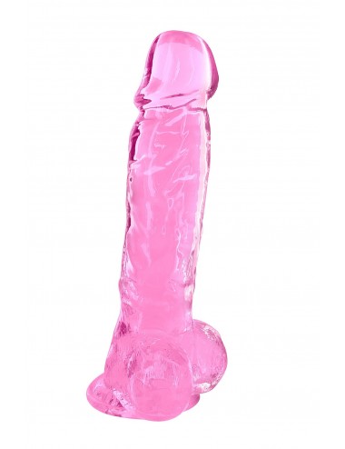 Sextoys - Godes & Plugs - Gode jelly rose ventouse taille XL 22cm - CC570132 - Pure Jelly