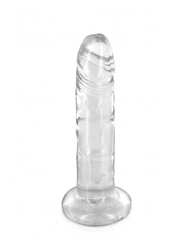 Sextoys - Godes & Plugs - Gode dong jelly transparent ventouse 18cm - CC570121 - Pure Jelly
