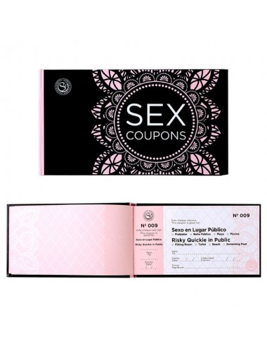 Sextoys - Jeux coquins - Secreplay sex coupons vales de canje sensuales (es/en) - Secretplay 100% Games