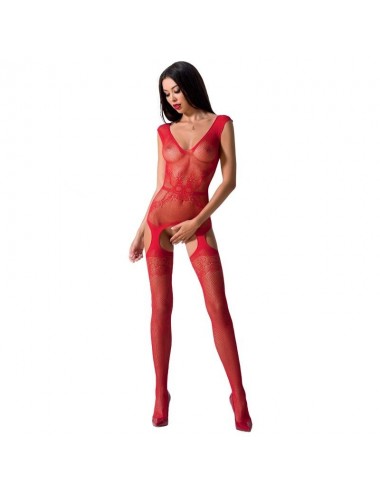 Lingerie - Combinaisons - Passion woman bs062 bodystocking rouge taille unique - Passion Woman Bodystockings