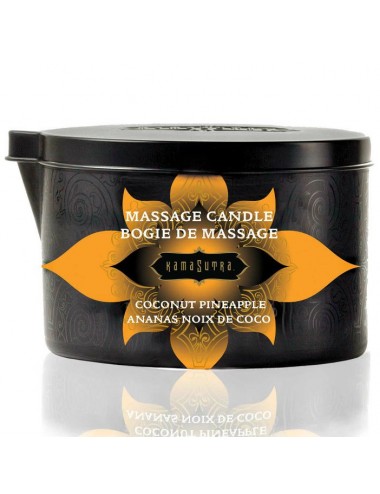 Kamasutra bougie de massage noix de coco ananas - Lubrifiants - Kamasutra Cosmetics