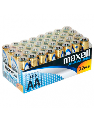 Sextoys - Accessoires - PACK MAXELL PILE ALCALINA AA LR6 * 32 UDS - Maxell