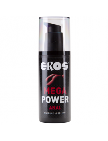 EROS MEGA POWER LUBRIFIANT ANAL SILICONE 125ML - Huiles de massage - Eros Power Line