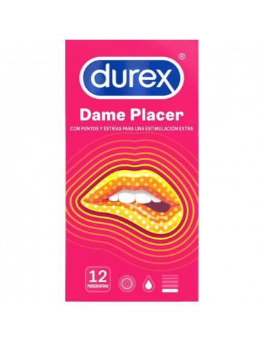 DUREX DAME PLEASURE 12 UNITES - Aphrodisiaques - Durex Condoms