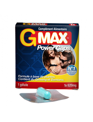 Gmax Power Caps Homme - 1 gélule